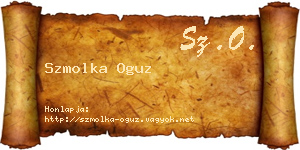 Szmolka Oguz névjegykártya